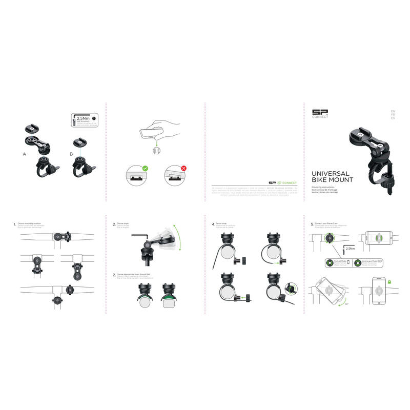 Uchwyt rowerowy na smartfon SP Connect Universal XL