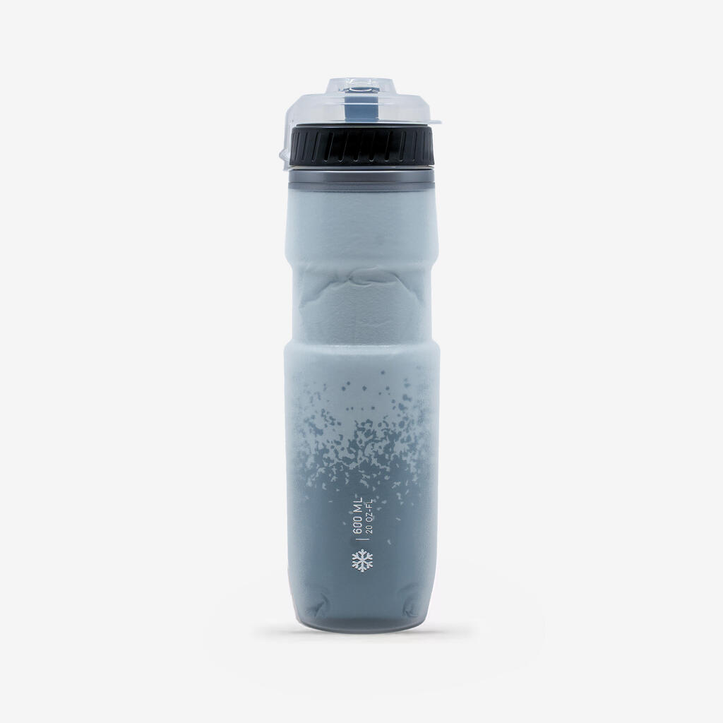 Flexible thermal flask 600ml - blue