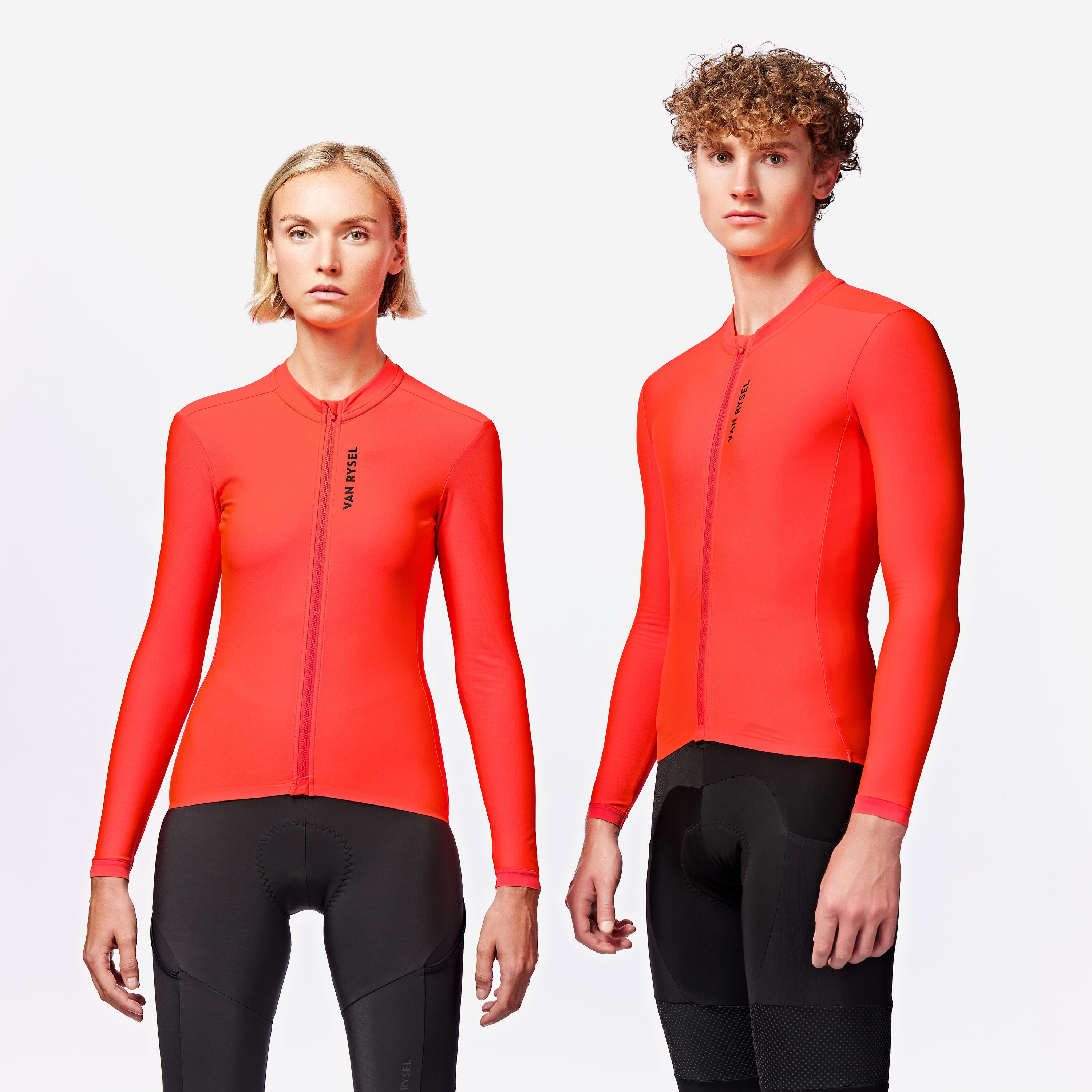 VAN RYSEL Unisex Mid-Season Long-Sleeved Road Cycling Jersey Racer 2