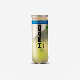 Tube de 3 balles de padel pressurissés- Head Padel Pro +