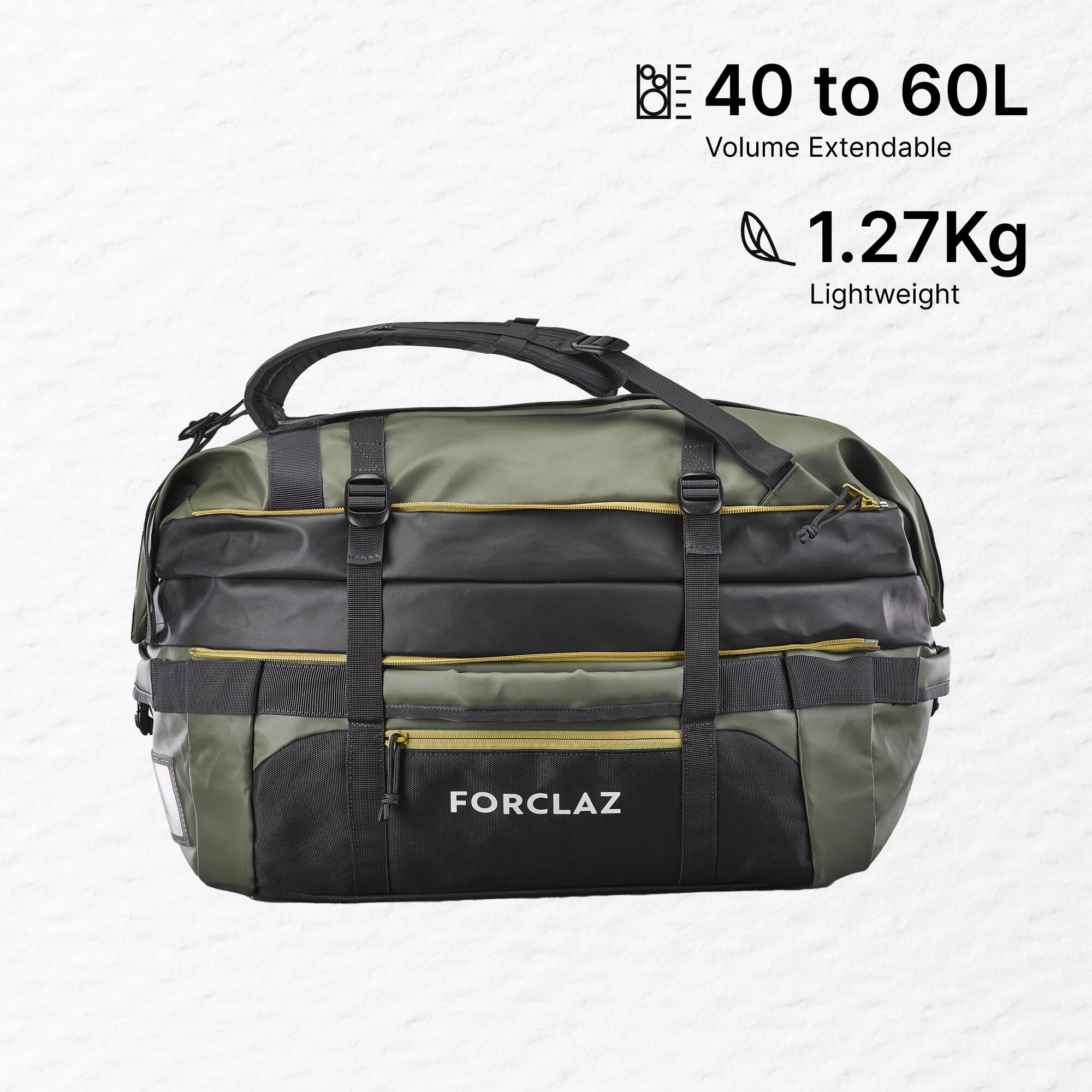 Trekking Carry Bag - 40 L to 60 L - DUFFEL 500 EXTEND