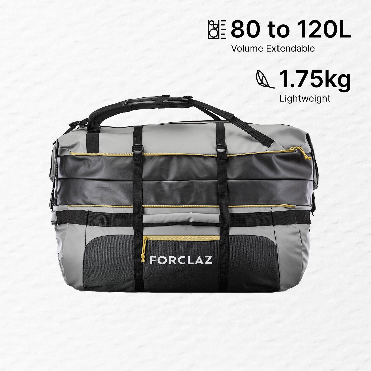 ​Trekking Carry Bag - 80 L to 120 L - DUFFEL 500 EXTEND