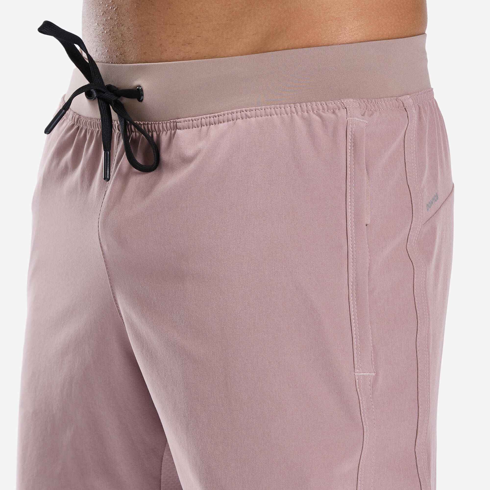 Men Fitness Cardio Training Shorts, Quick Dry, Regular Fit, 500 - Frozen Brown -  4