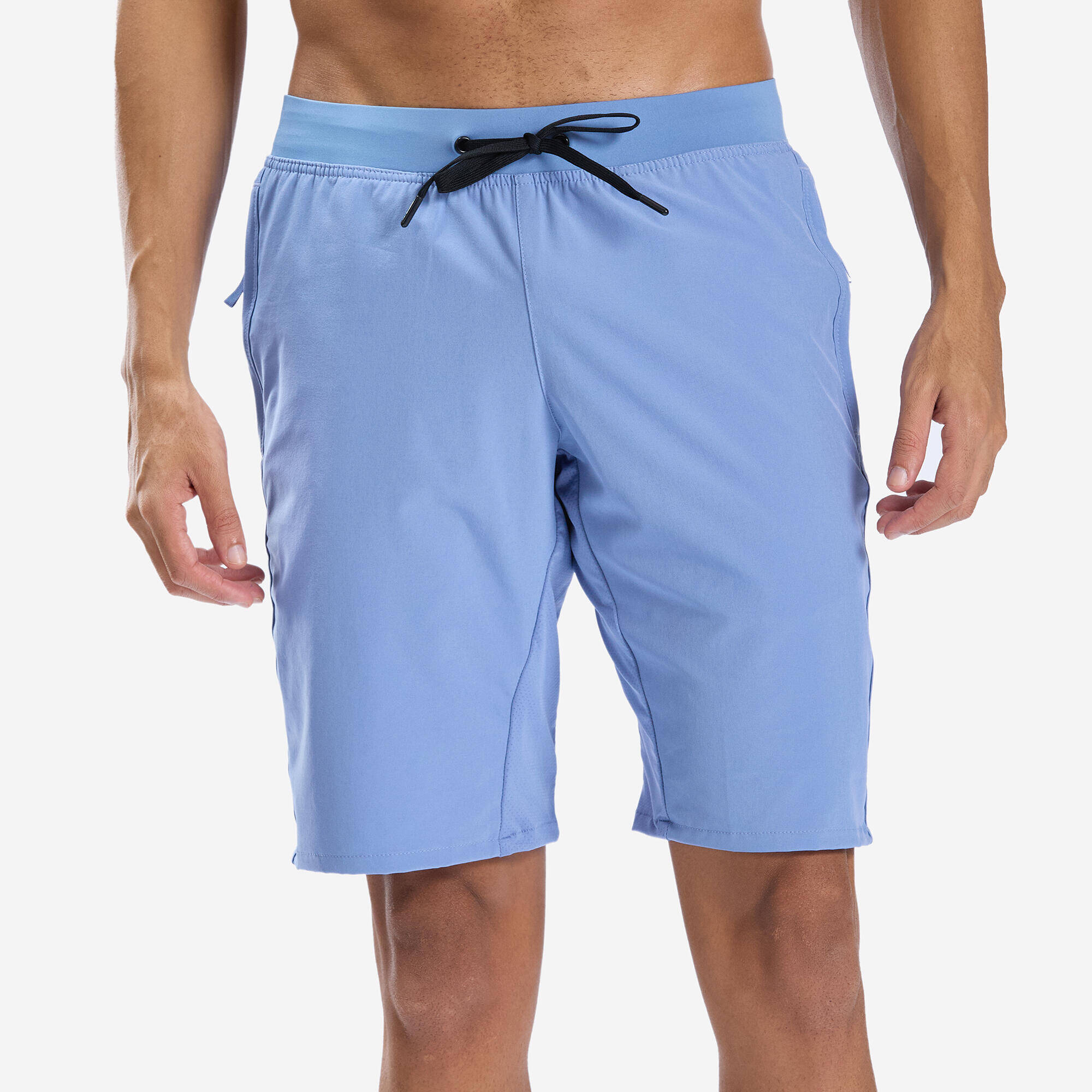 Men Fitness Cardio Training Shorts, Quick Dry, Regular Fit, 500 - Dusk Blue