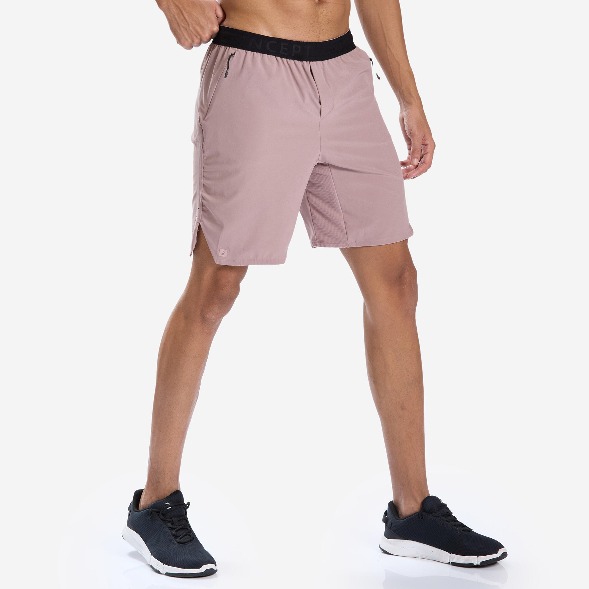 Men's Breathable Performance Cross Training Shorts with Zipped Pockets 4/10
