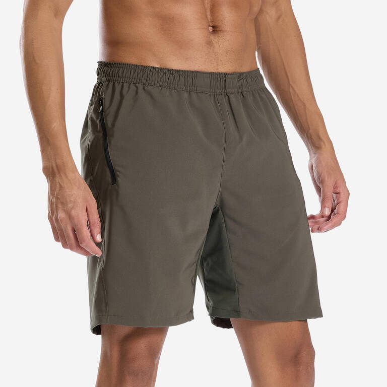 Men's Zip-Pocket Breathable Essential Fitness Shorts