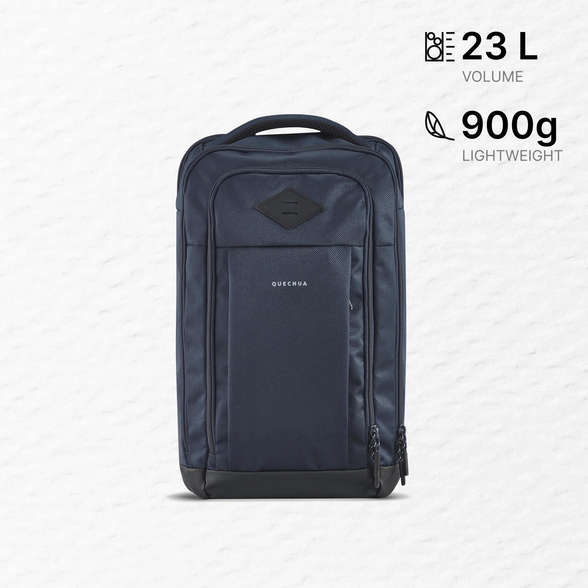 Multi-pocket hiking backpack 23 L, Escape 500 - Blue