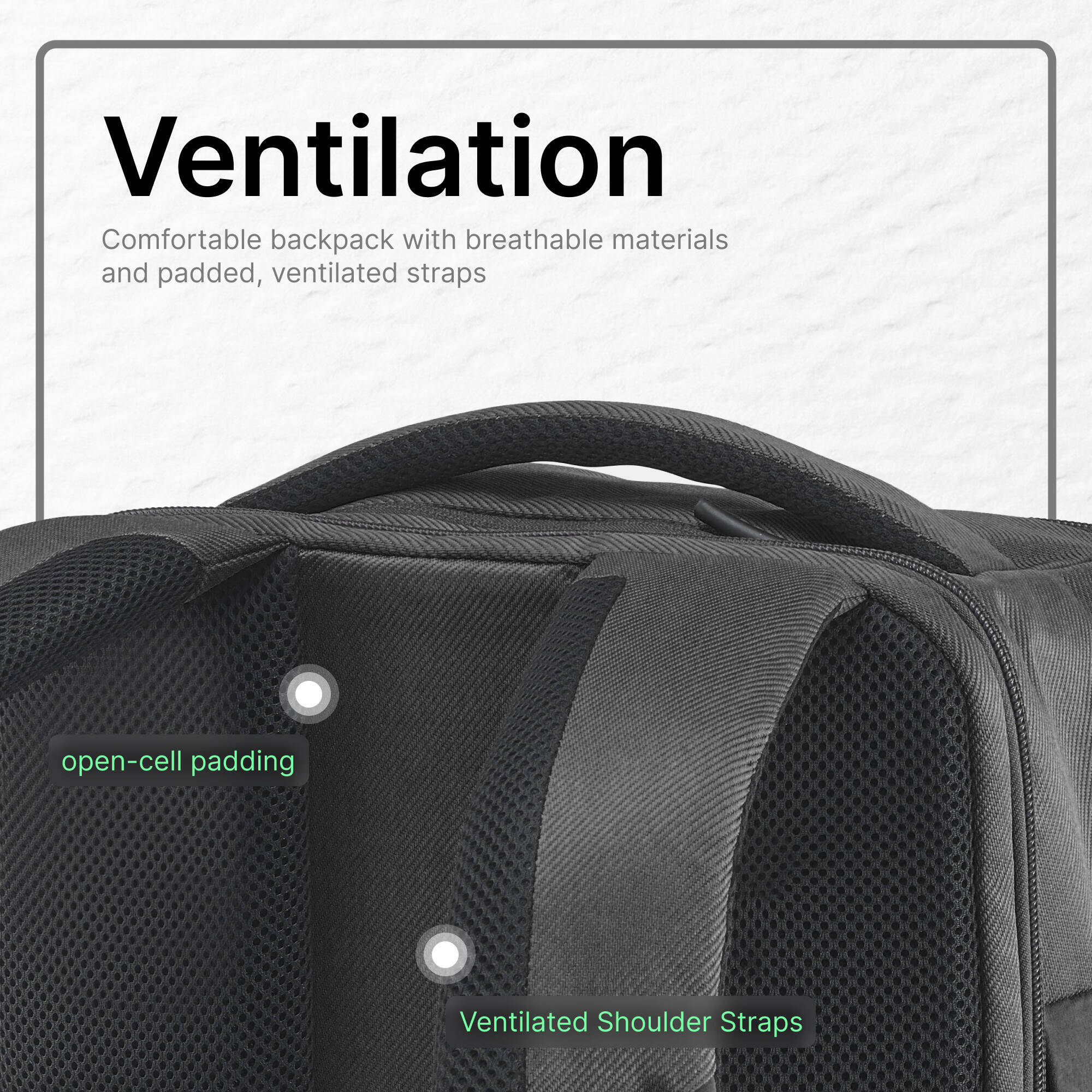 Adult Travel Backpack for Hiking 32L  NH Escape 500 Black -  5