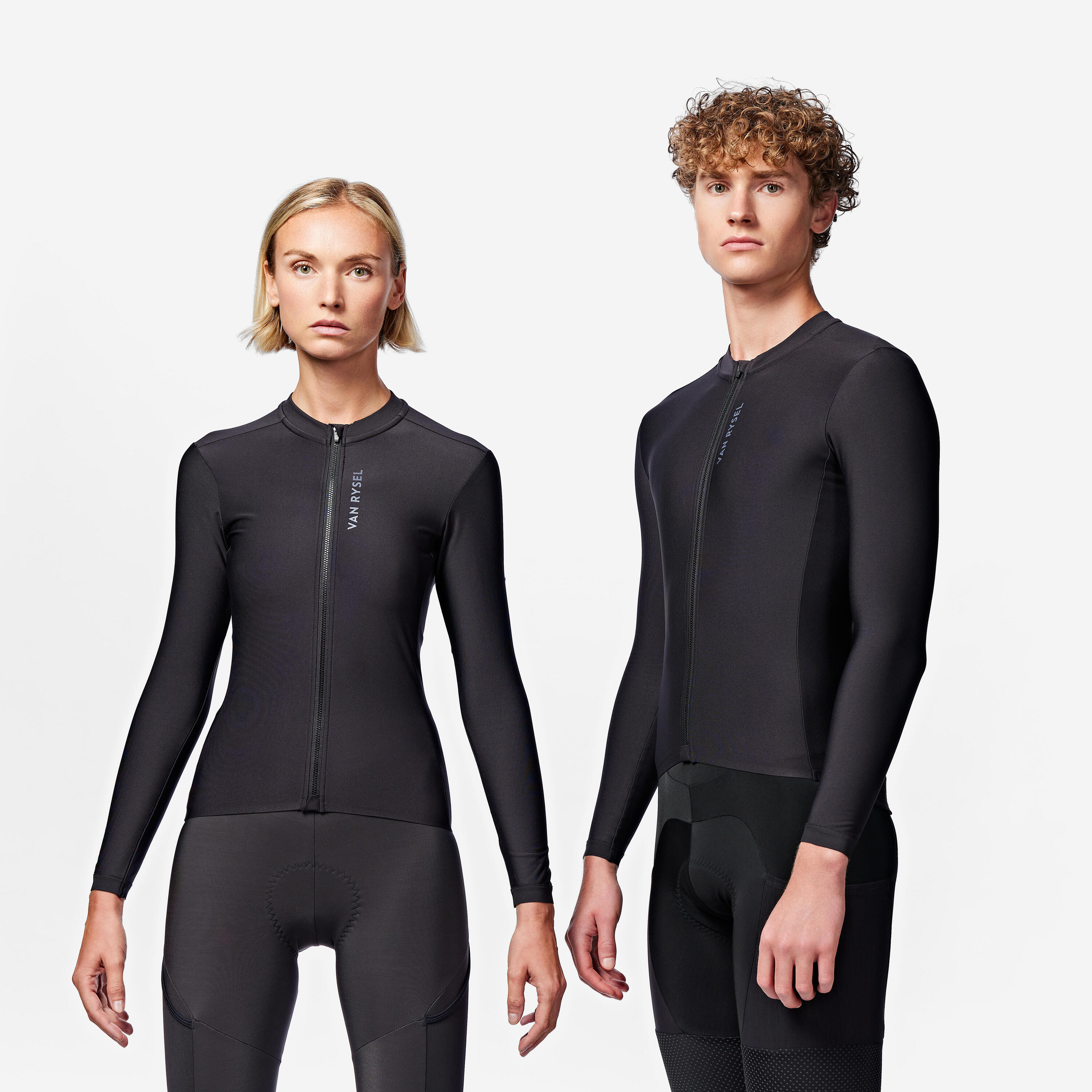 VAN RYSEL Unisex Mid-Season Long-Sleeved Road Cycling Jersey Racer 2