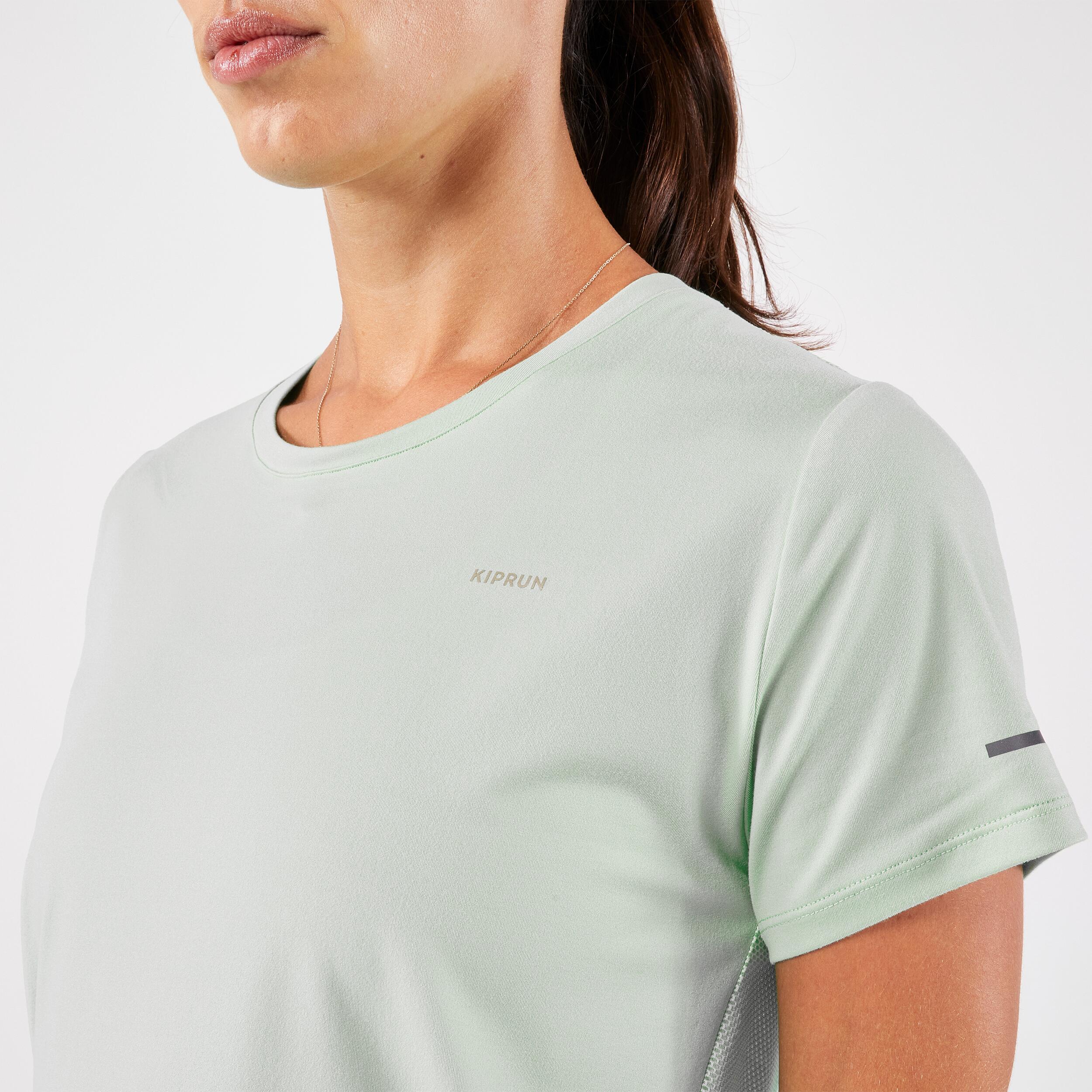 Camiseta running transpirable Kiprun 500 - verde 4/9
