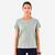T-shirt running respirant Femme - KIPRUN Run 500 Dry vert