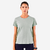 T-shirt running respirant Femme - KIPRUN Run 500 Dry vert