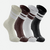Chaussettes de tennis hautes artengo rs 300 beige, marron et blanc lot de 4