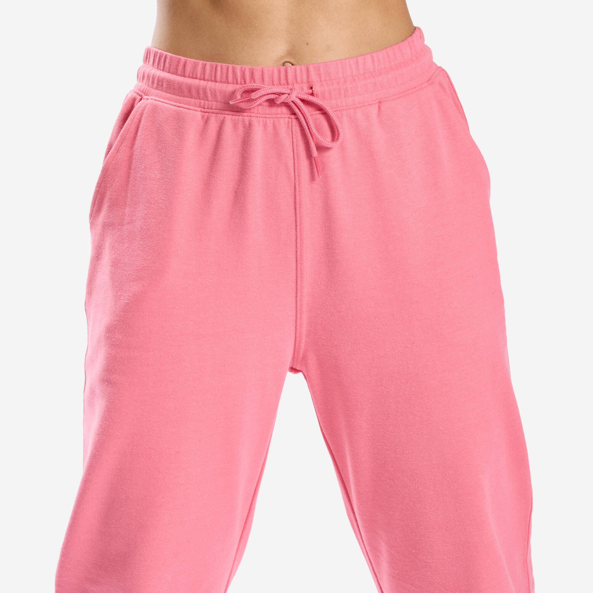 Women's Cotton Jogging Bottoms - Pink -  4