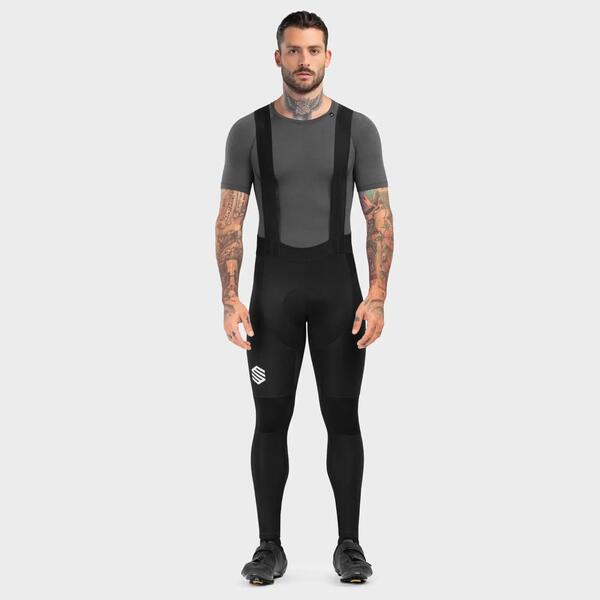 SIROKO Culotte largo ciclismo hombre Siroko Bx Envalira negro