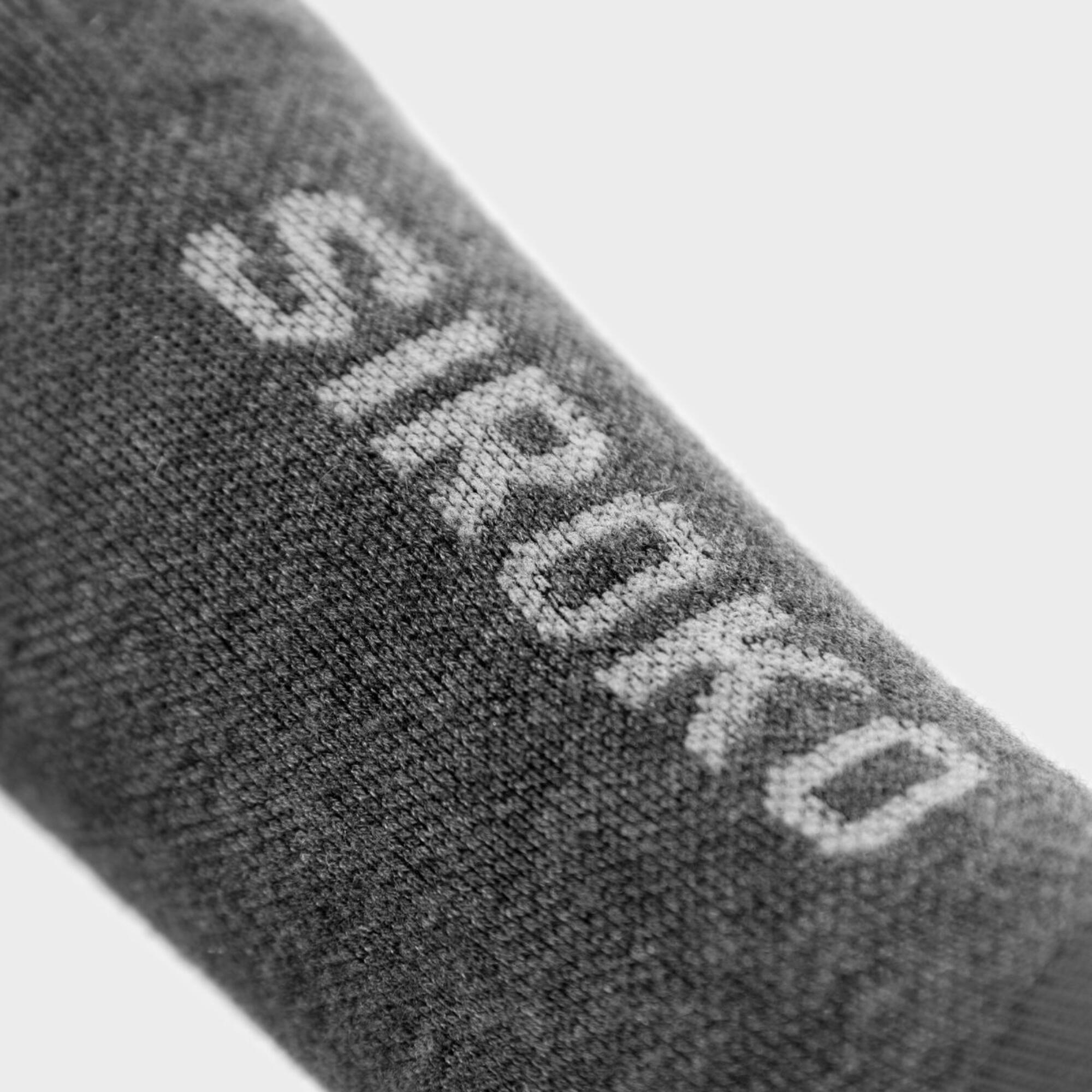 Calcetines ciclismo lana merino Siroko SRX Maloja gris 3/6