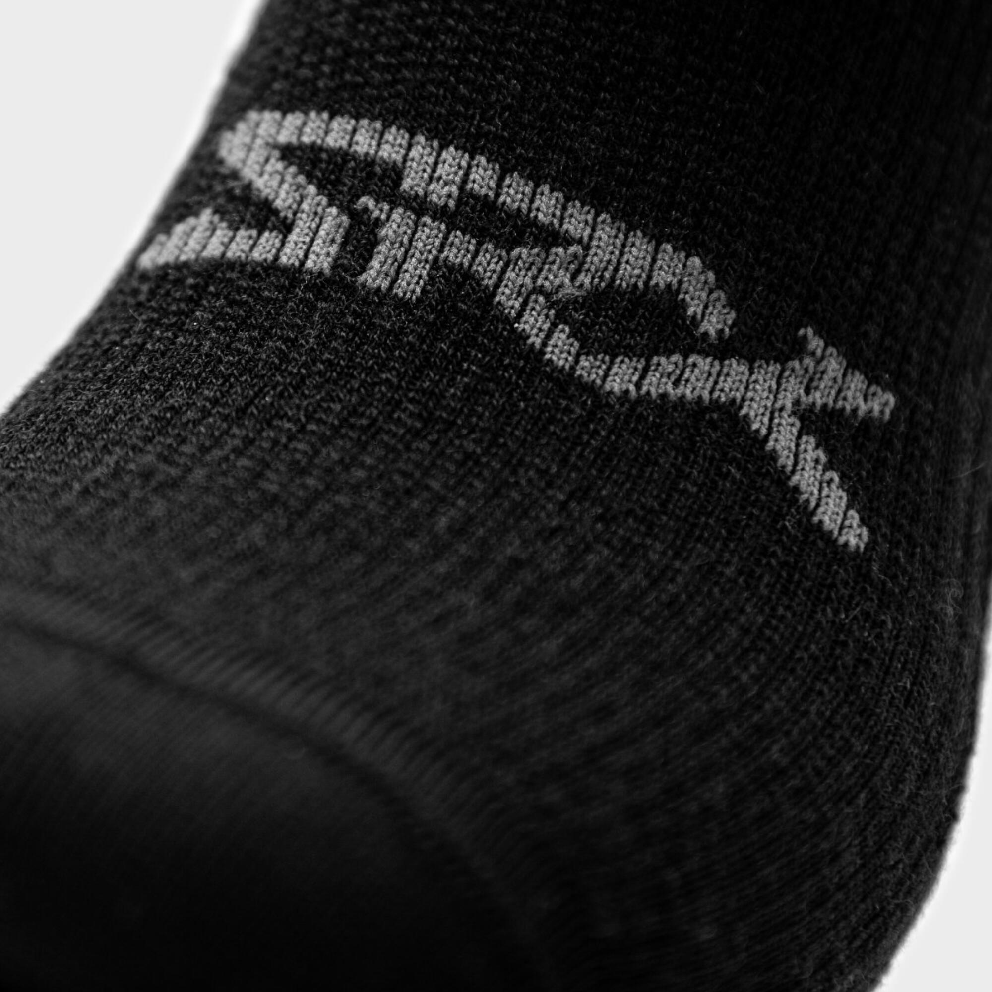 Calcetines ciclismo lana merino Siroko SRX Grappa negro 3/6