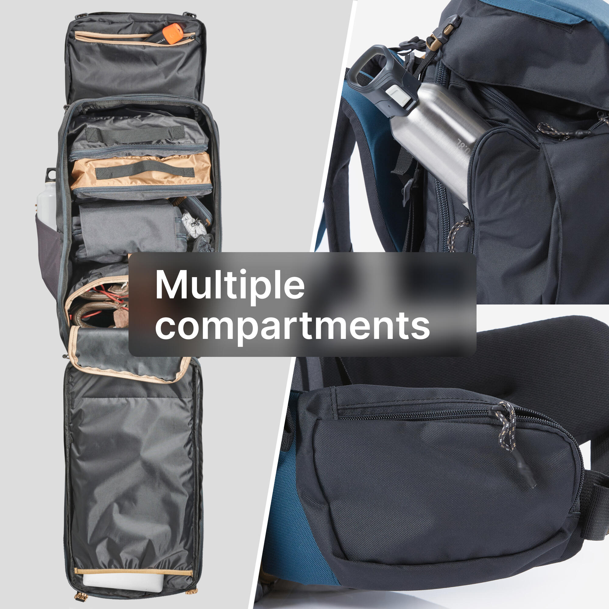 Travel Trekking 60L Backpack Travel 100