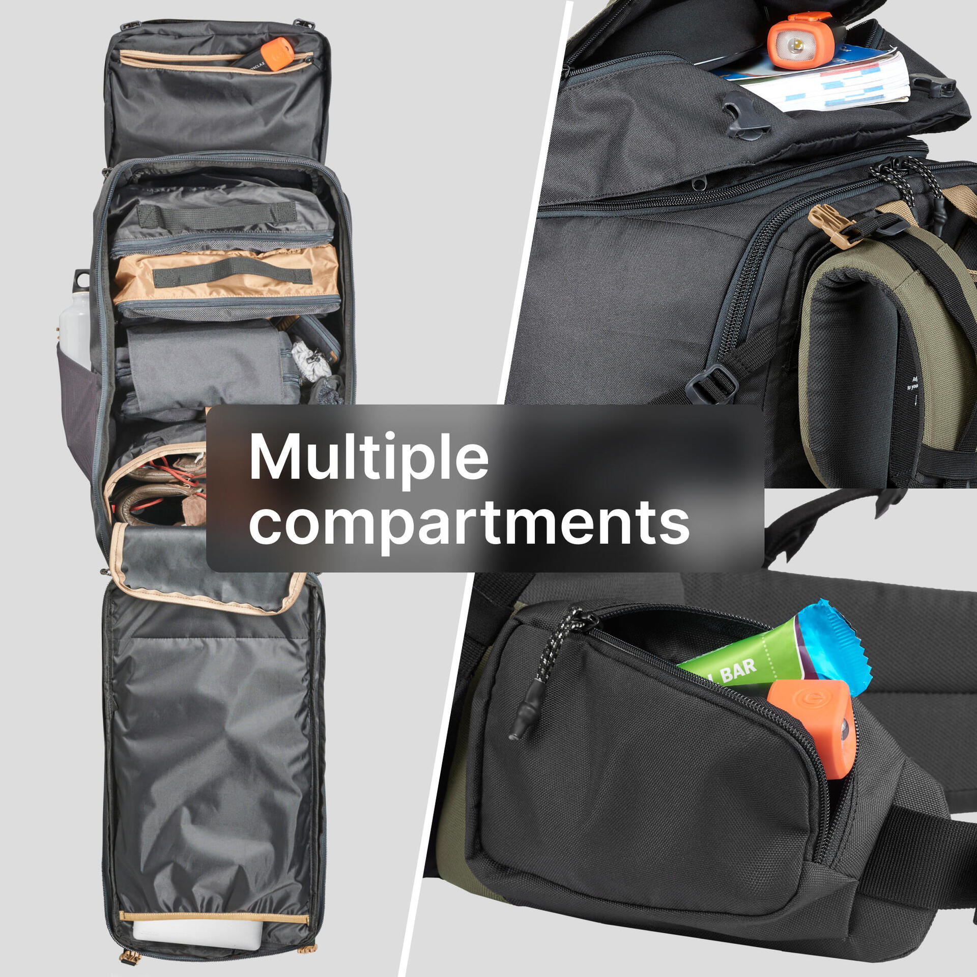 Travel Trekking 60L Backpack Travel 100