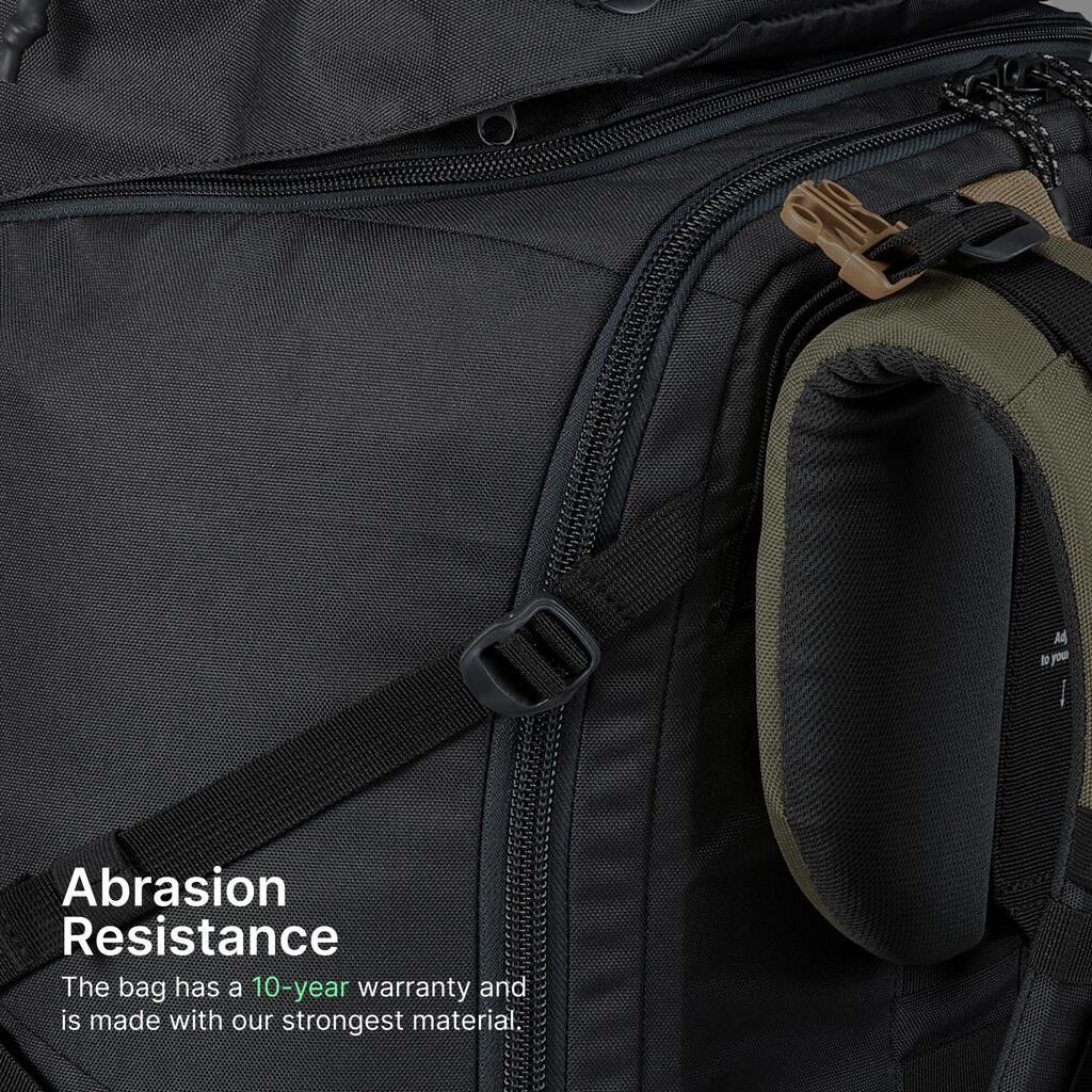 Sac à dos de trekking et voyage 60 L - TRAVEL 100