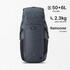 Women’s trekking backpack travel 900 50+6 l rucksack with suitcase opening