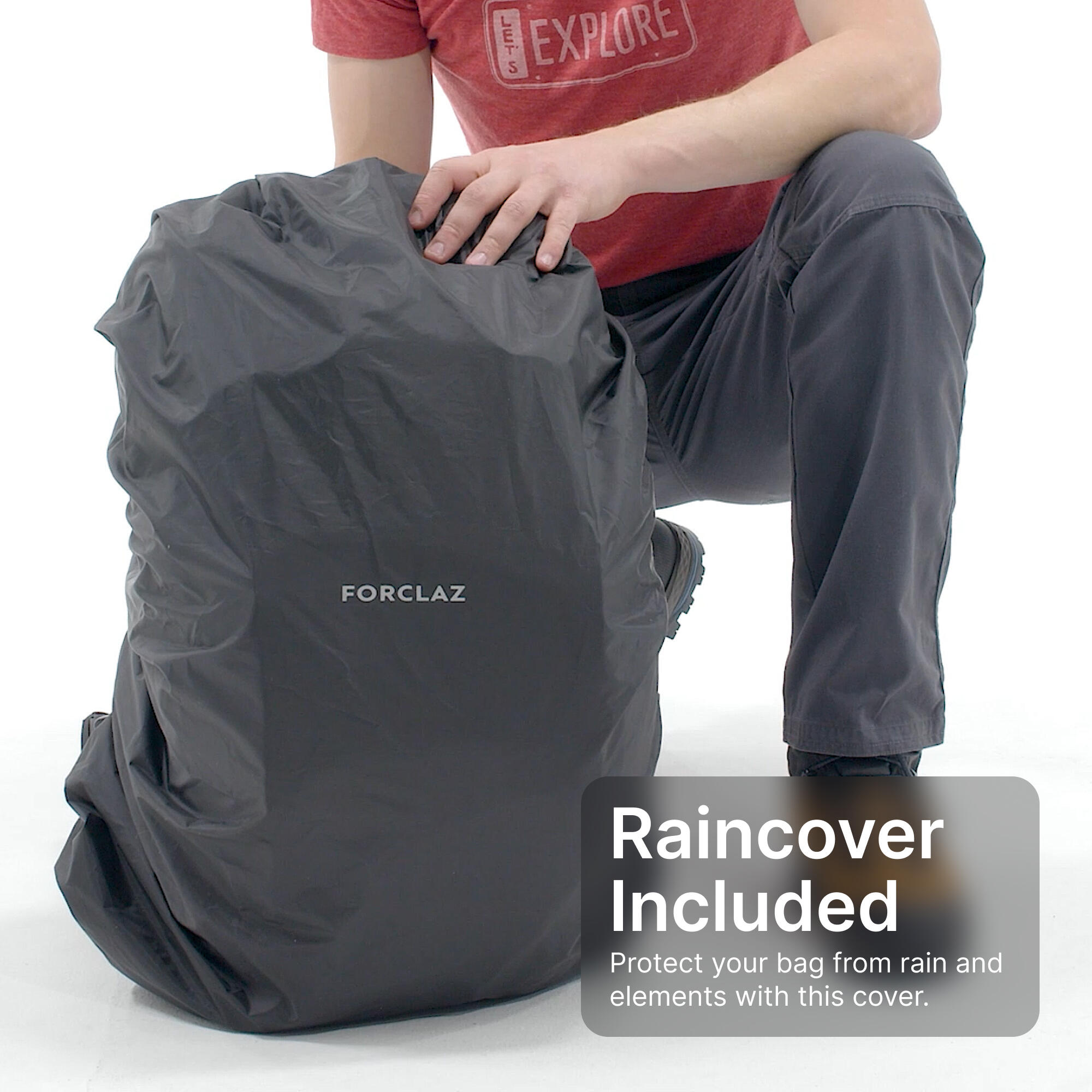 Women's Travel 900 50+6L suitcase-style travel backpack - Grey