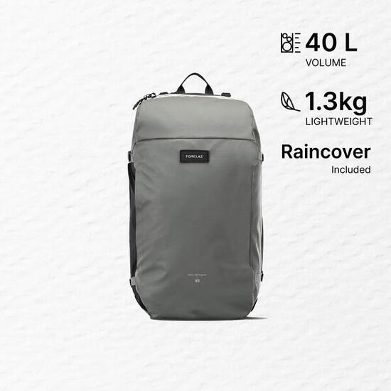 Sac à dos de randonnée 40L, Travel 500 Organizer vert