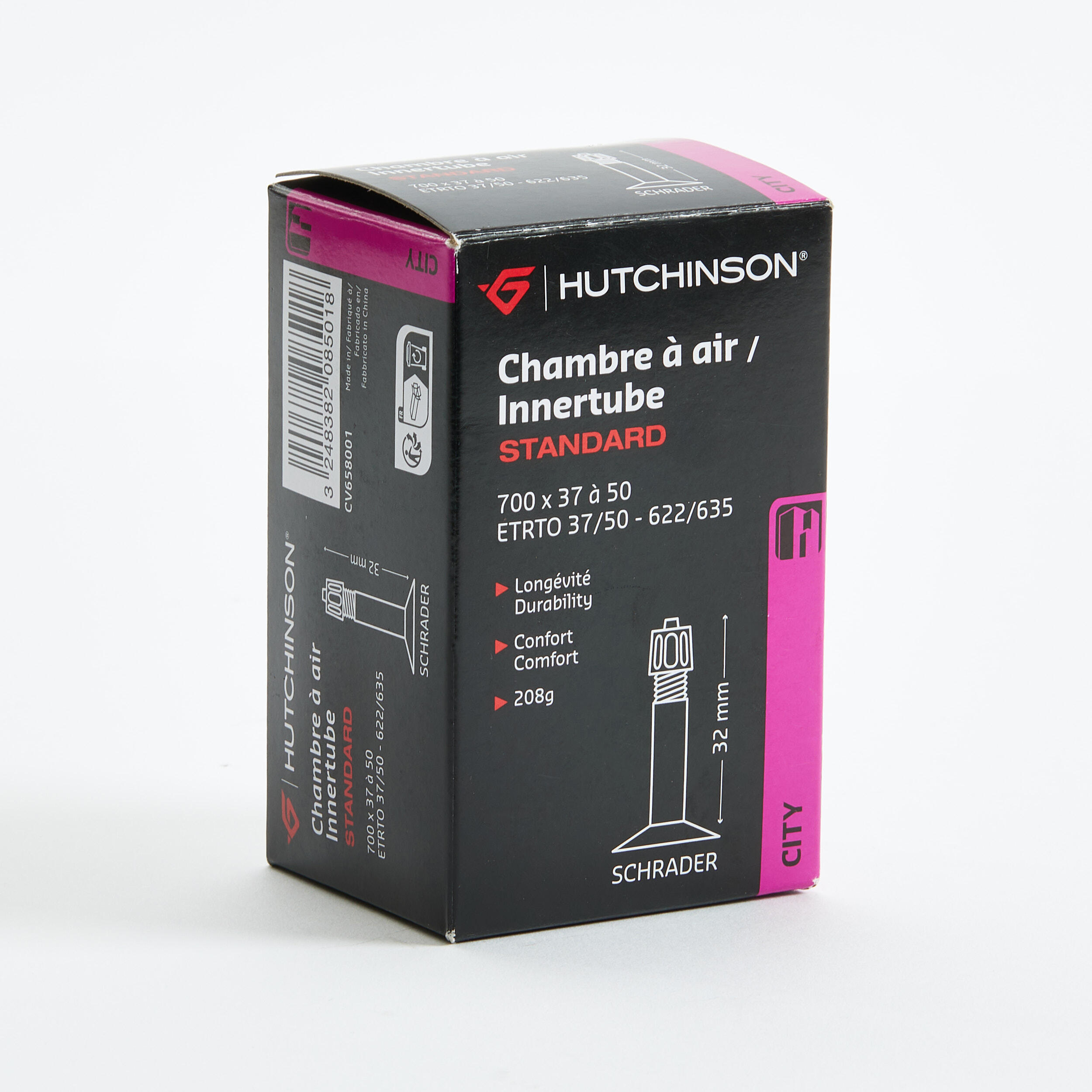 HUTCHINSON Fahrradschlauch 700×37–50 Schrader 32 mm | 03248382097363 HUTCHINSON Fahrradschlauch 700×37–50 Schrader 32 mm | 03248382097363