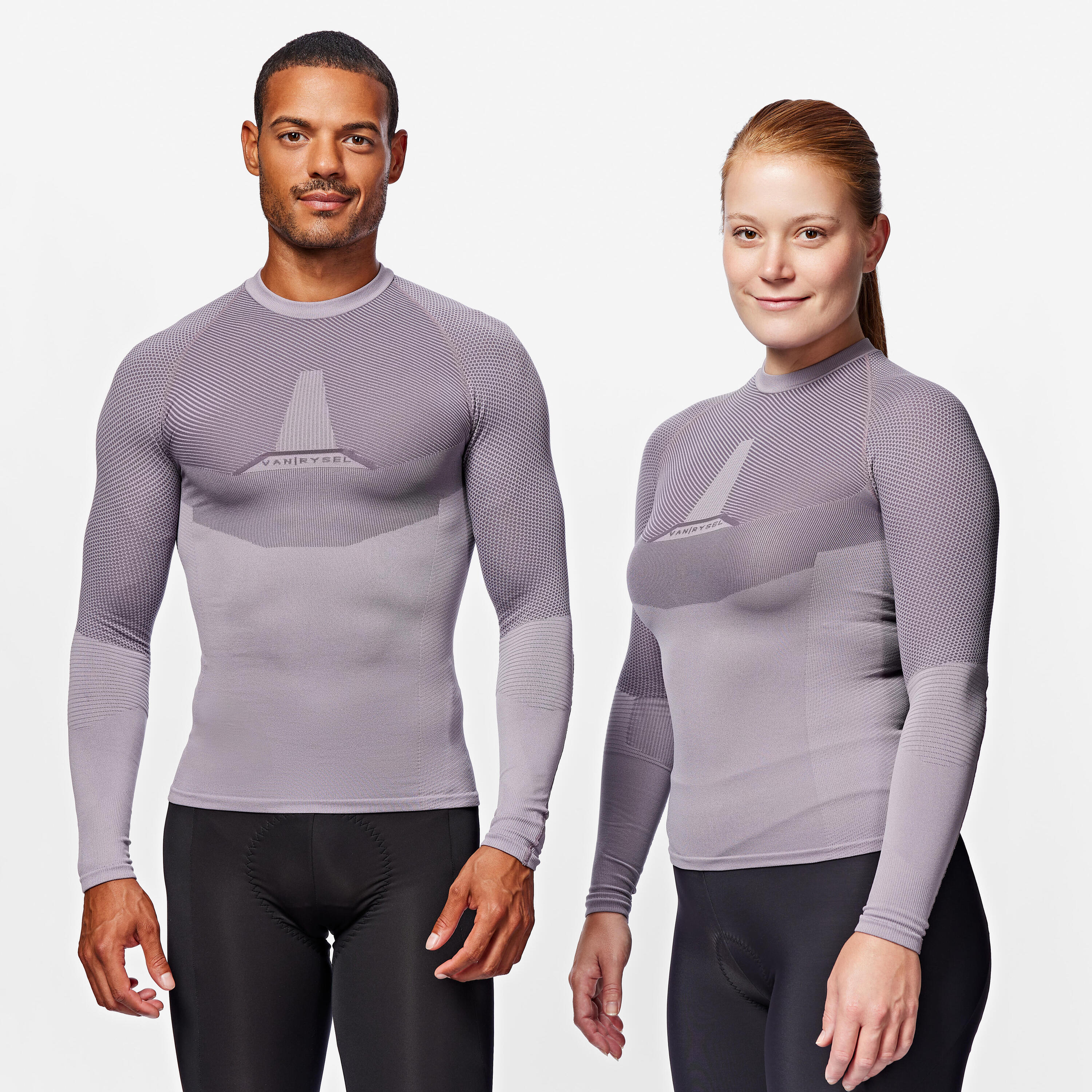 VAN RYSEL Road Cycling Base Layer Training - Purple