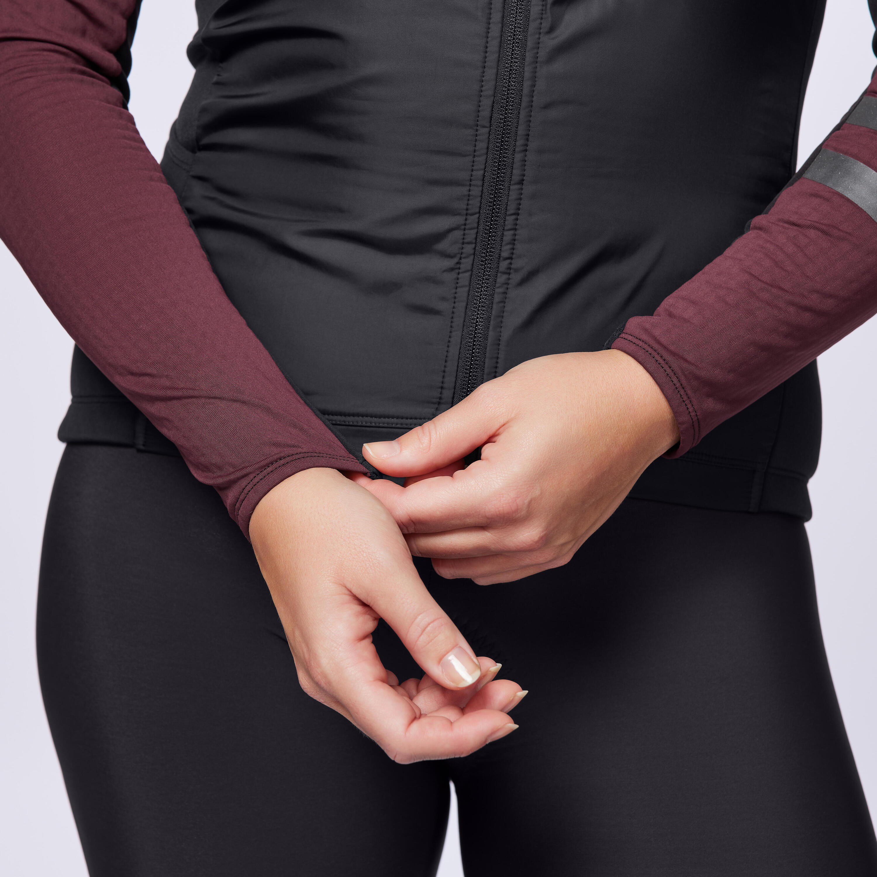 Women's Mid-Season Long-Sleeved Road Bike Jersey EDR 5/8