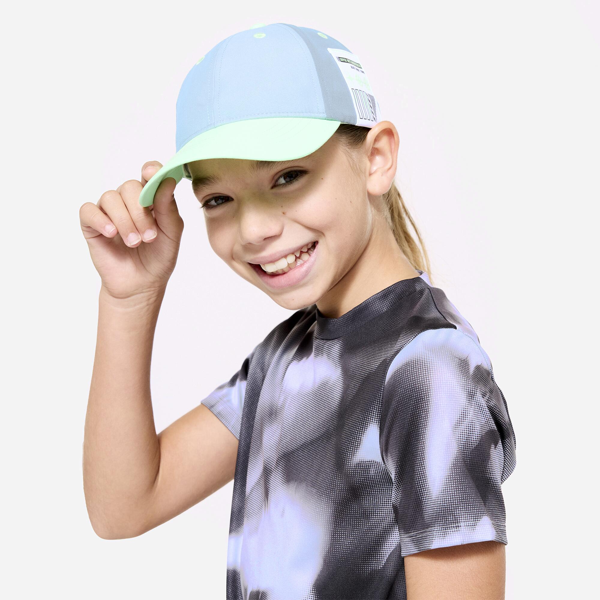 Cappellino bambino azzurro-verde 7/16
