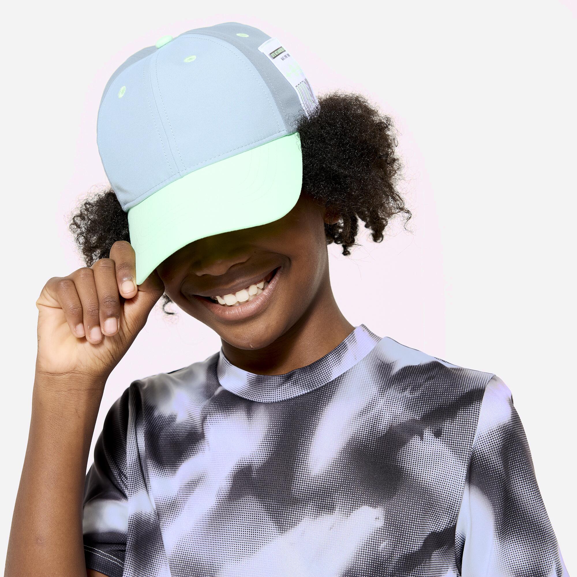 Cappellino bambino azzurro-verde 2/16