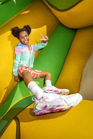 Кросівки дитячі Playful Summer білі/рожеві