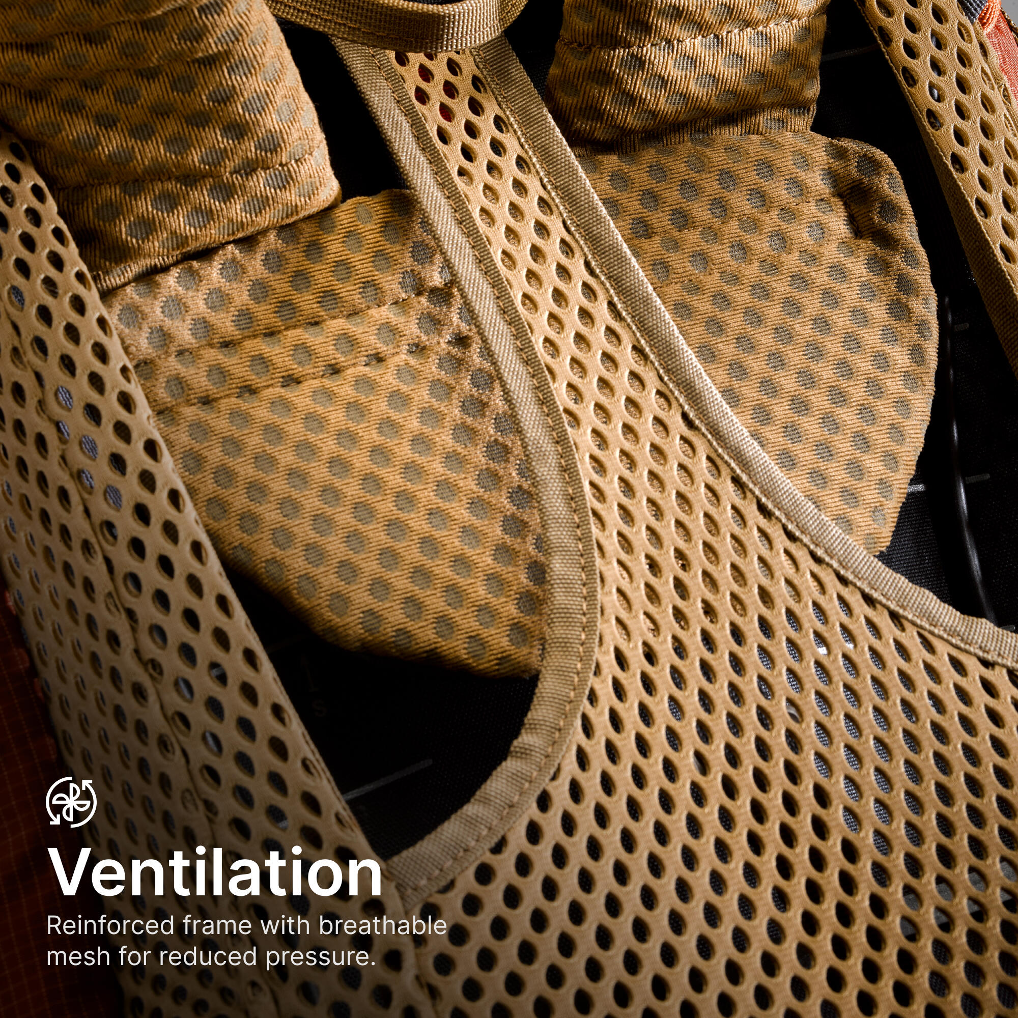 Trekking Bag 60+10L Air - MT 500 Orange