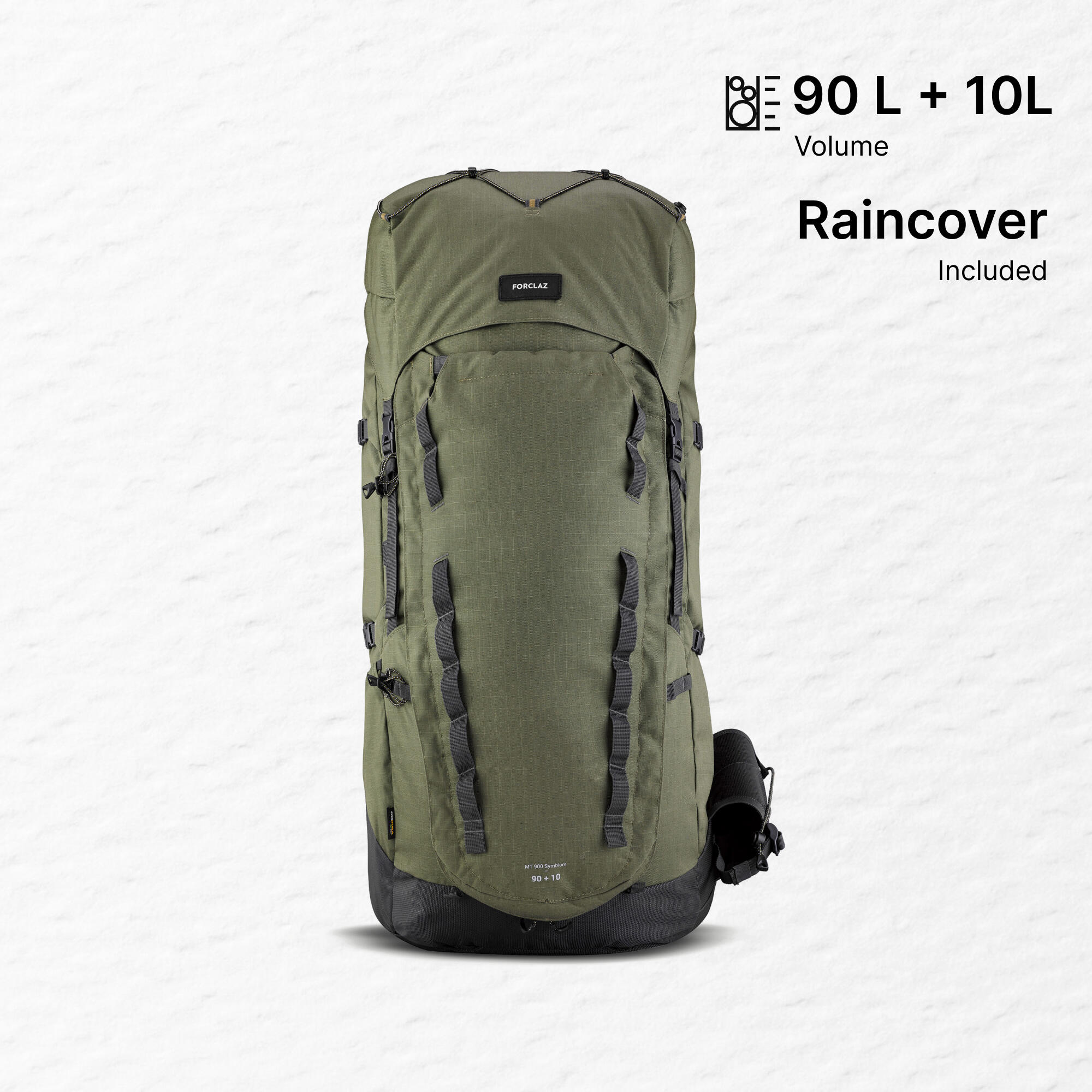 Men’s trekking backpack 90+10L - MT900 Symbium