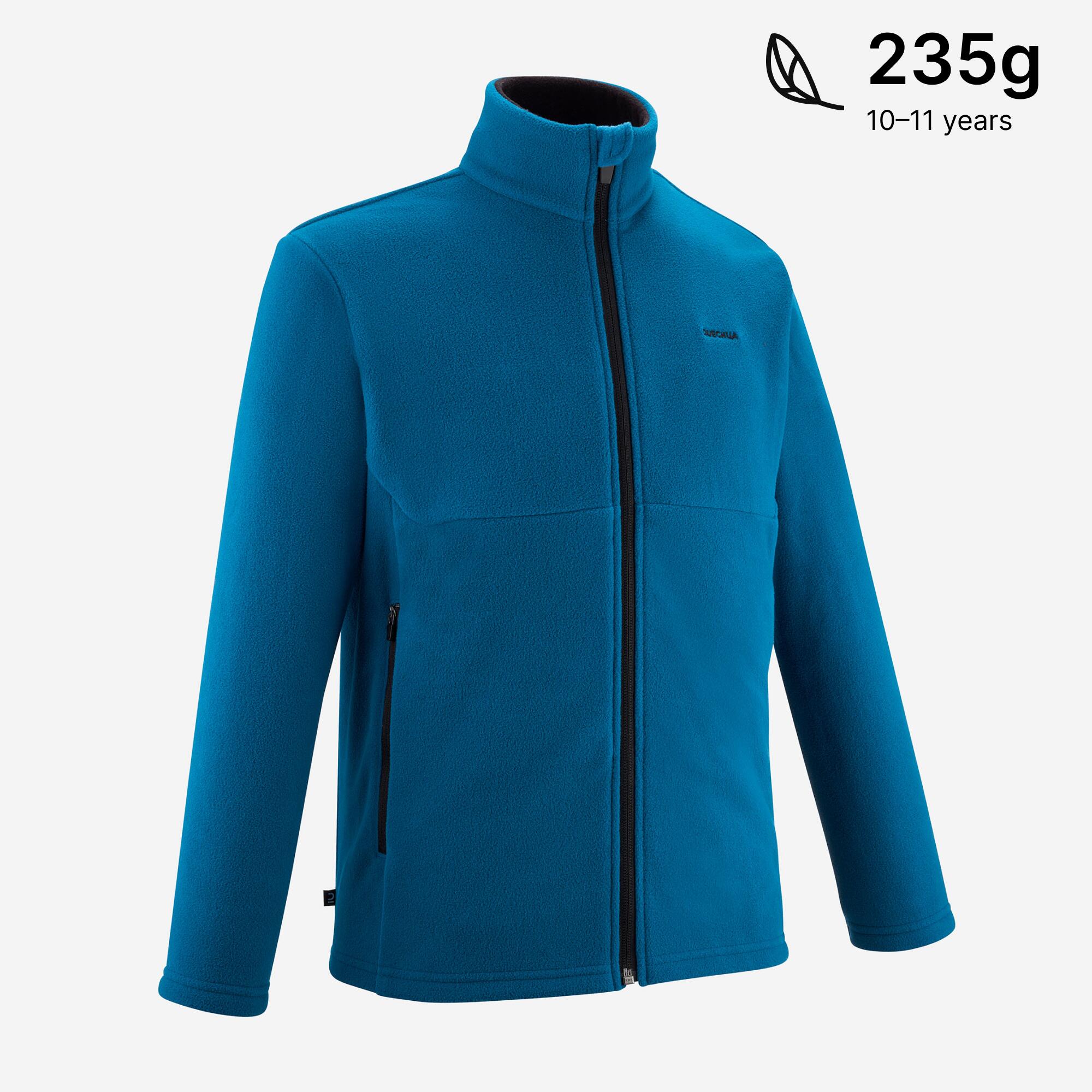 Kid’s fleece hiking jacket - MH500 ZIP TW - 7–15 years