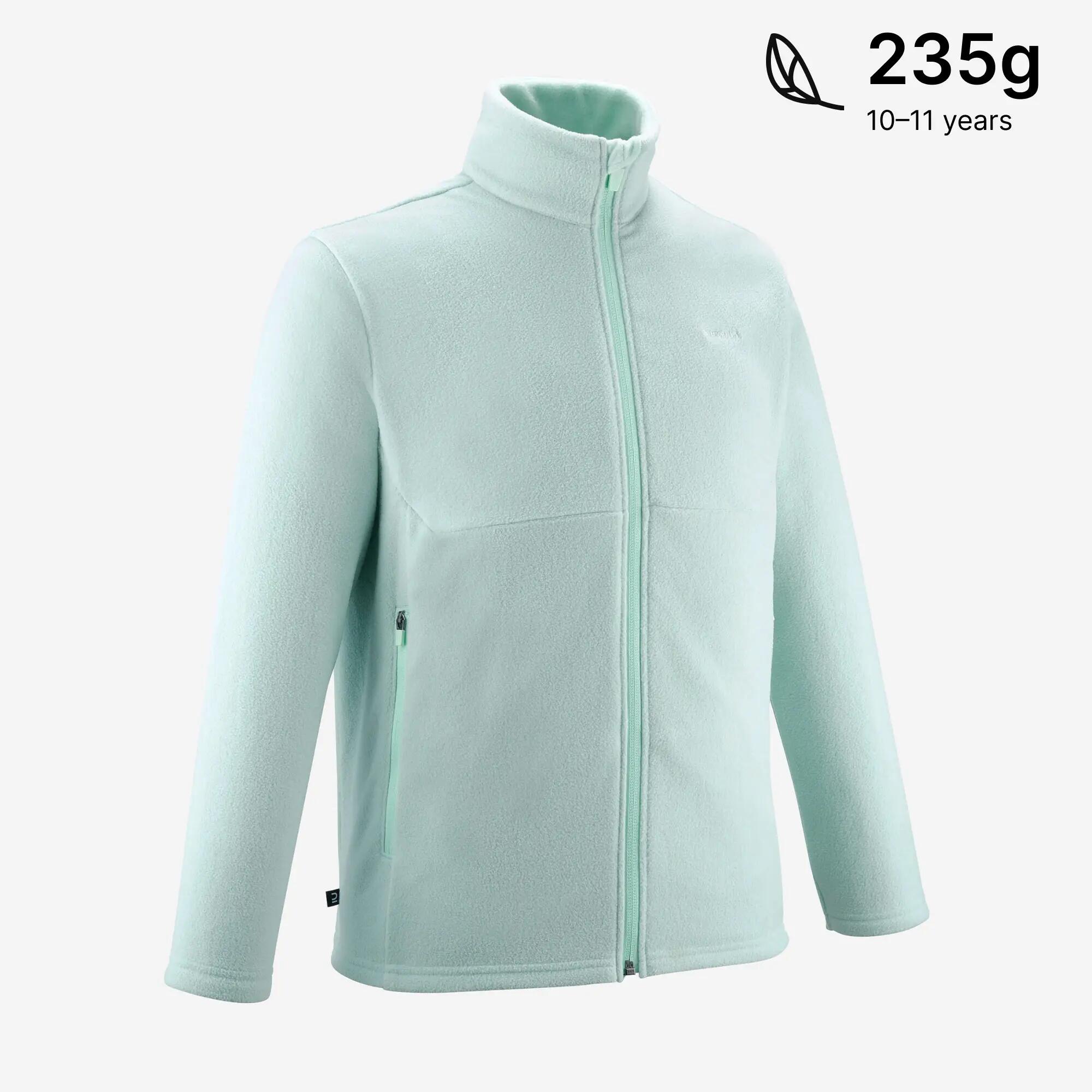 Chaqueta polar de senderismo térmica para Niños Quechua MH500 - Azul claro 5/10