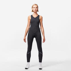 collant cyclosport bretelles quick-zip femme