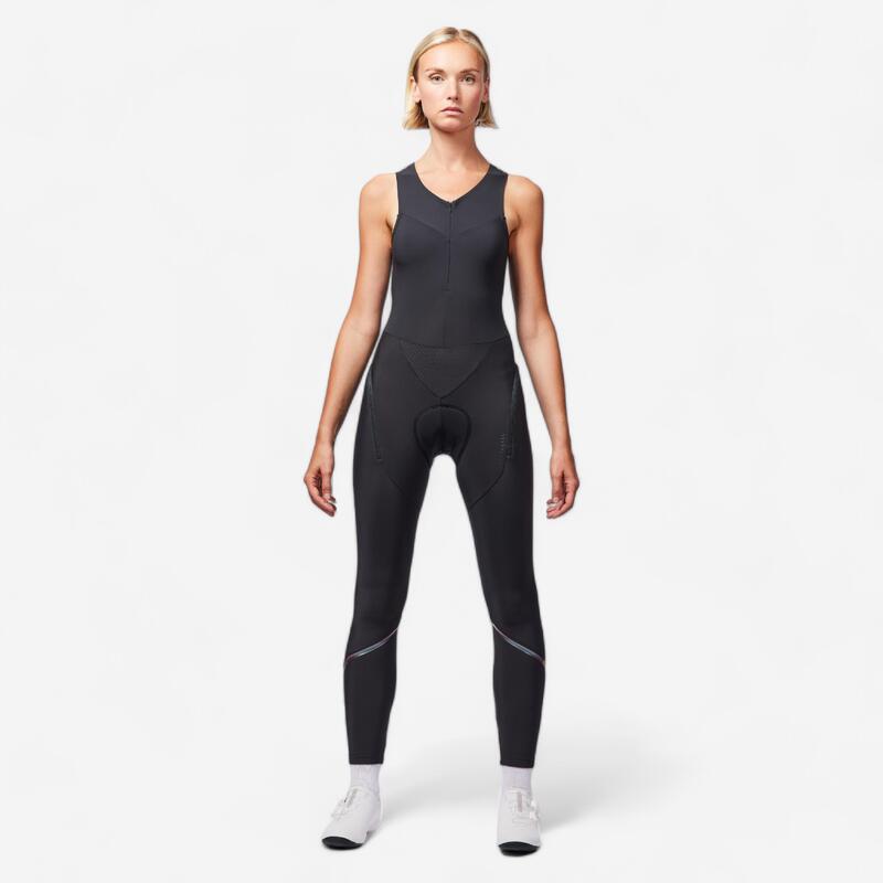 collant cyclosport bretelles quick-zip femme