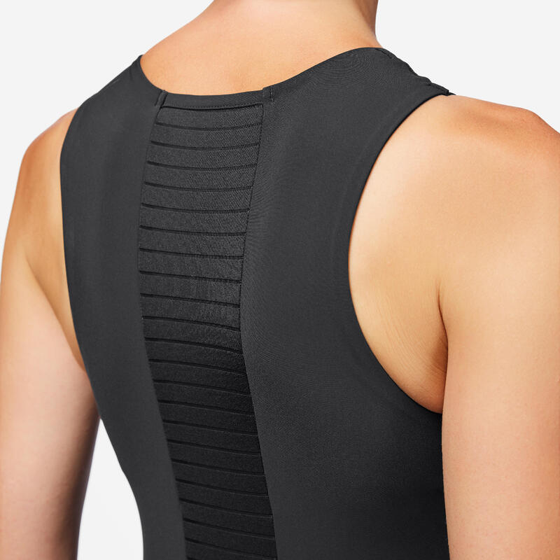 Colanți cu bretele ciclism pe șosea/ciclosport quick-zip Damă 