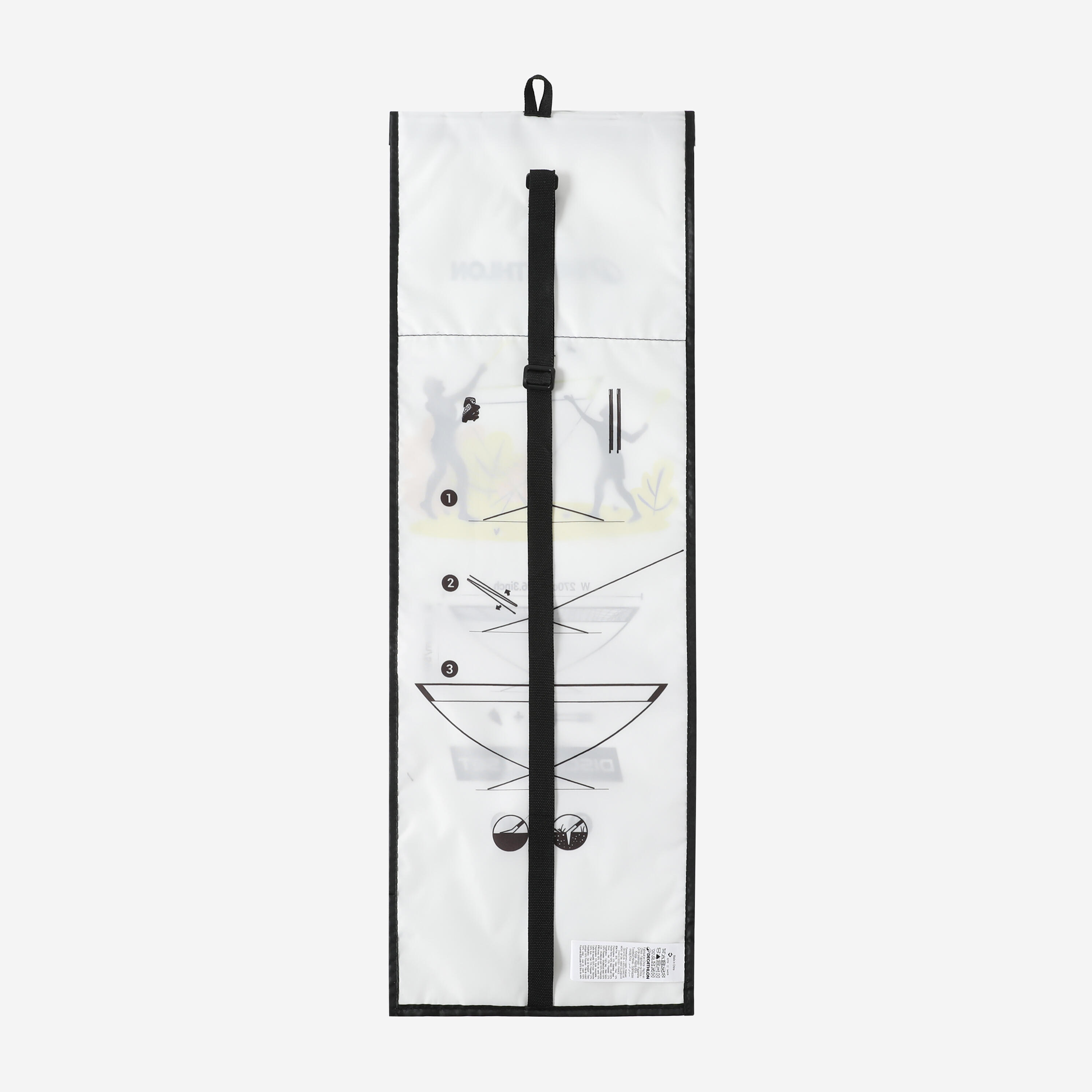 Ensemble de badminton - 2 raquettes 2 volants filet jaune - PERFLY