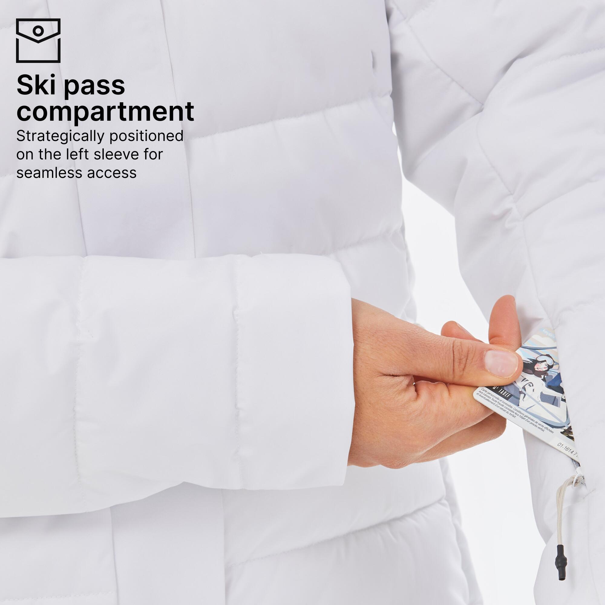 100 WARM SKI JACKET - WHITE