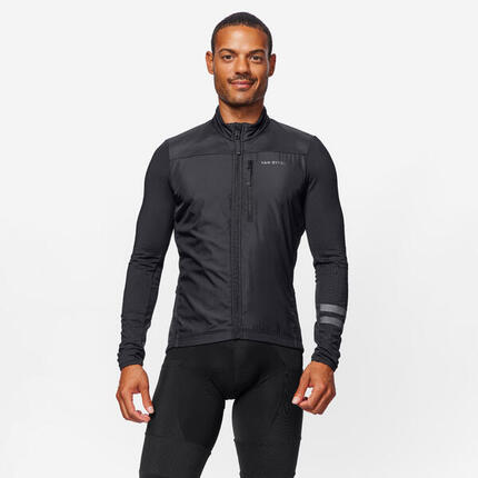 Maillot Ciclismo Hombre Manga Larga Carretera Entretiempo EDR beige