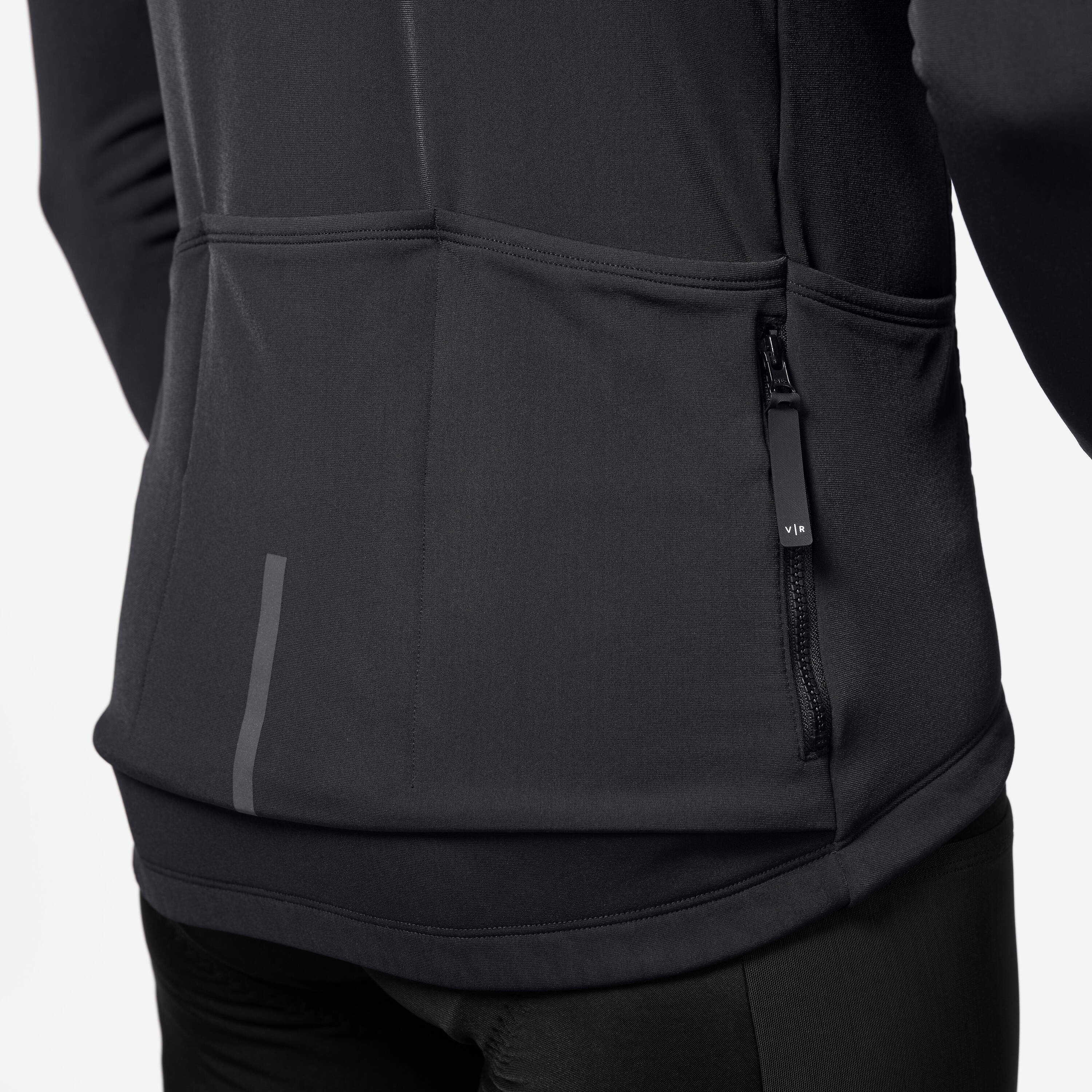 Men Cycling Long Sleeved Jersey EDR - Black -  4