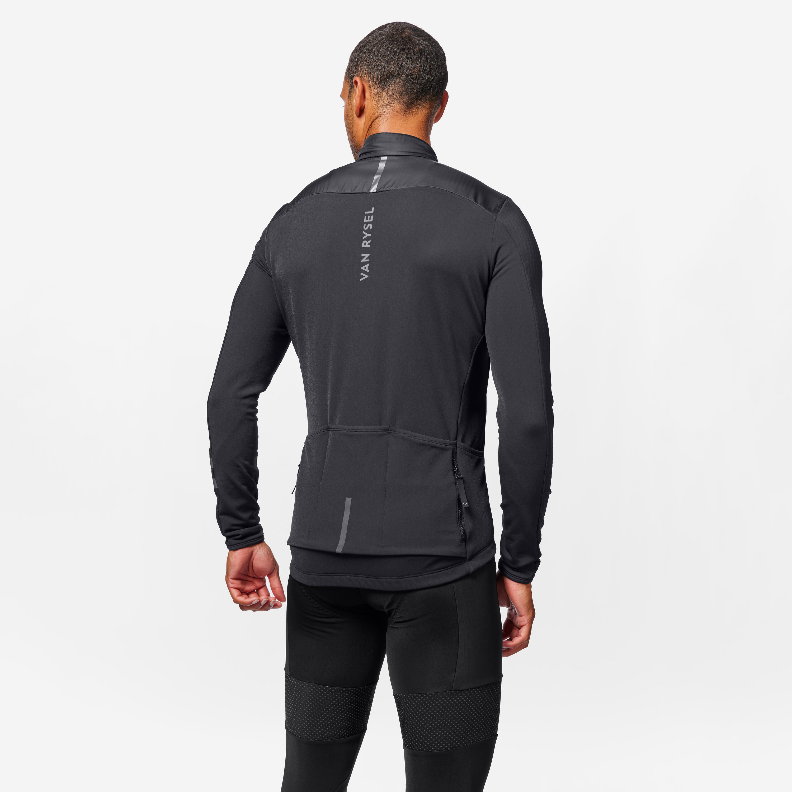 Fietsshirt met lange mouwen heren tussenseizoen EDR 3/9