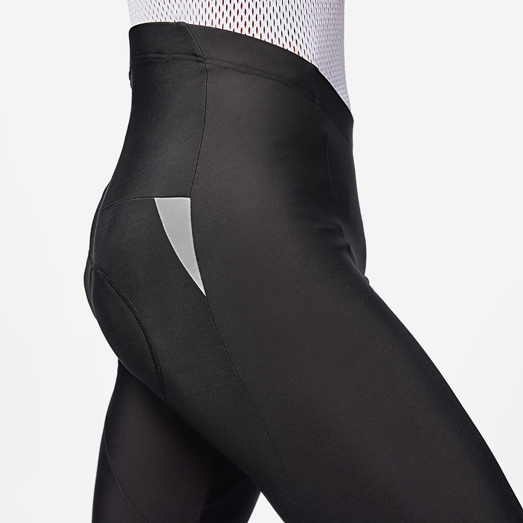 RC500 Men's Super Roubaix Winter Cycling Tights - Black