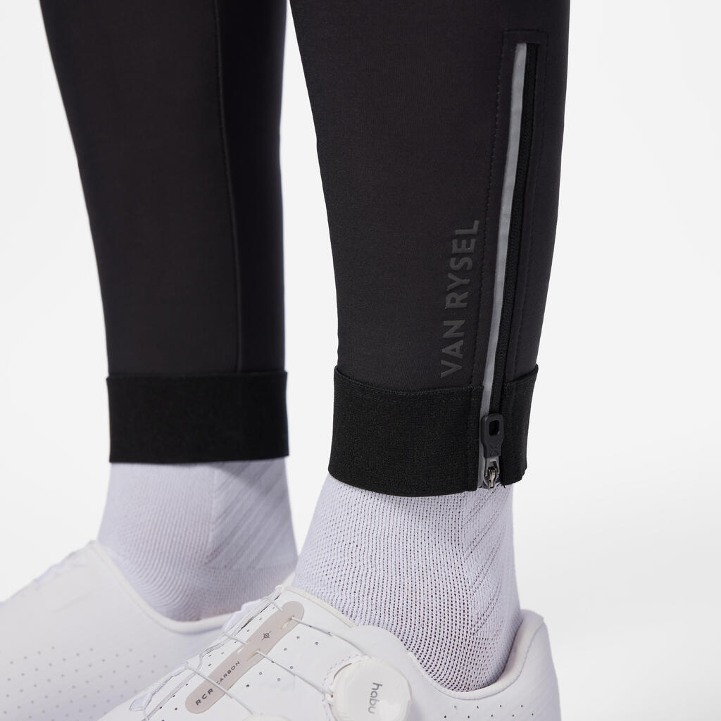 RC500 Men's Super Roubaix Winter Cycling Tights - Black