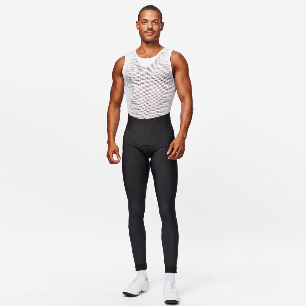 RC500 Men's Super Roubaix Winter Cycling Tights - Black