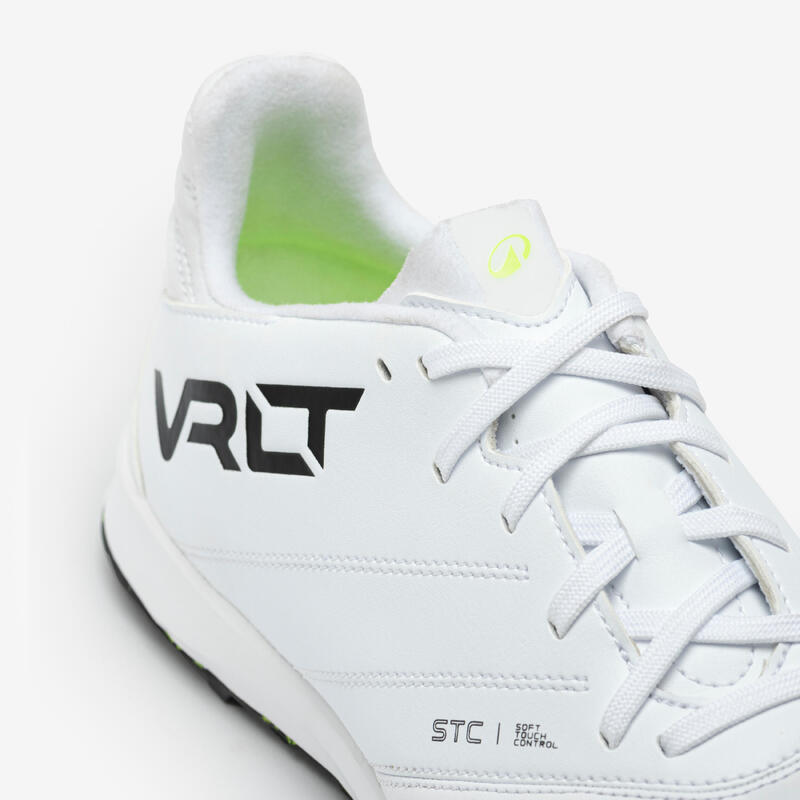 Ghete de fotbal Viralto II Matador TF din piele - Alb-Verde