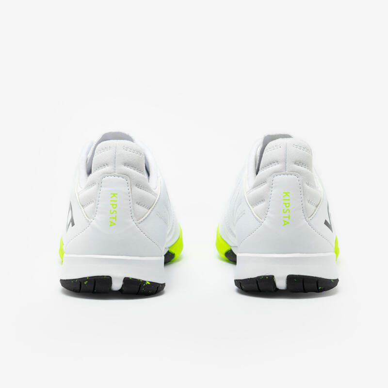 Chaussures de Football Viralto II Matador TF en Cuir - Blanc/Vert Citron
